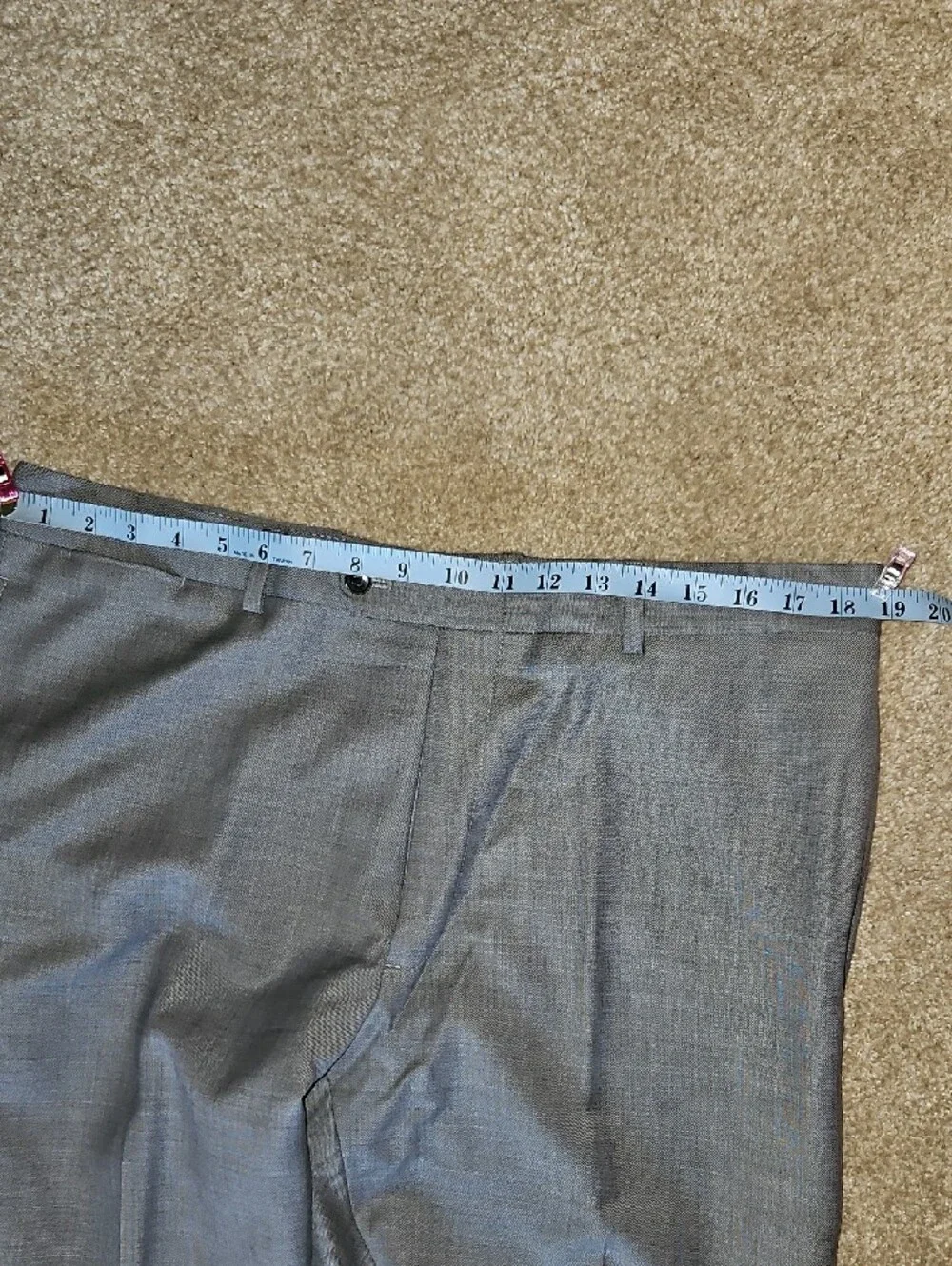 Tommy Hilfiger Size W36xL34 Men's Light Grey Dress Pants